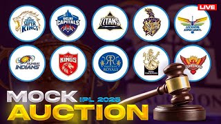 IPL 2025 MOCK AUCTION  Part 1 [upl. by Behka]