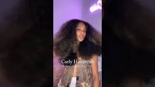 Styling my Brushed Curls naturalhair curlyhair [upl. by Melodie534]