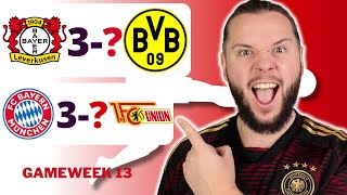 Bundesliga Gameweek 13 Predictions amp Betting Tips  Bayer Leverkusen vs Dortmund [upl. by Bowie389]