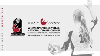 Red Deer Polytechnic  2024 CCAA Women’s Volleyball National Championships [upl. by Marteena]