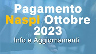 💶Pagamento NASPI Ottobre 2023 quando arriva [upl. by Rosenquist]