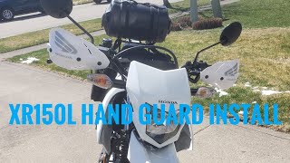 How to install Honda XR150 hand guards [upl. by Hsac]