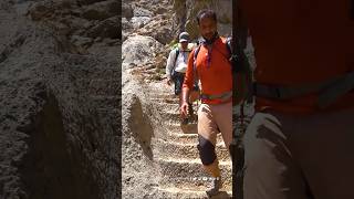 The ancient steps of Dejpart on the migration route of Bakhtiari nomads  پله های باستانی دژپارت [upl. by Annaihr]