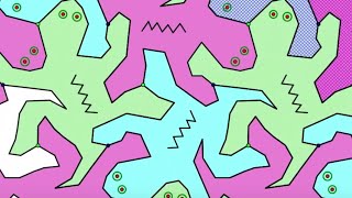 Escher Lizard Tessellation [upl. by Anastase]