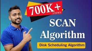 L66 SCAN Algorithm in Disk scheduling with Example  Operating System [upl. by Elak599]