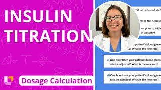 Insulin Titration Dosage Calculation for Nursing Students  LevelUpRN [upl. by De Witt]