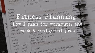 Creating a workout plan meal planning amp setting my fitness planner up for the week amp month of June [upl. by Pulling]