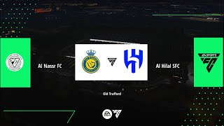 AL NASSR VS AL HILAL EA SPORTS FC 24 MOBILE GAMEPLAY [upl. by Eustis765]