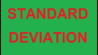 STANDARD DEVIATION IN HINDIURDU [upl. by Noorah]