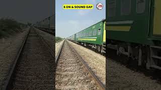 GREEN LINE WITH SOUND GAP I SHORT VIDEO I 6 DN PASSING SLOW I SHORTS I YOUTUBE SHORTS I TRACK ISSUES [upl. by Ellehcin]