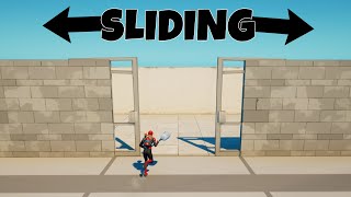 How to Make SLIDING Doors in Fortnite Creative [upl. by Suoiluj263]