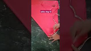 umbrella frock stitching and cutting diy trending safas vlog 12 [upl. by Eidnam]