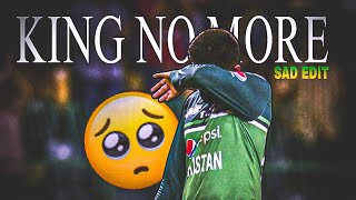 BABAR AZAM DOWNFALL  Babar Azam Sad Edit  Babar Azam x Laree Choote  Sad Edit [upl. by Breanne]