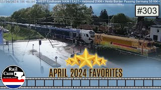 Railcam April 2024 Favorites 303 [upl. by Jabez510]