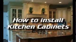 How To Install Kitchen Cabinets  Installing Kitchen Cabinets  Install Kitchen Cabinets [upl. by Colbert]