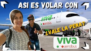 ✈️VOLAR Con VIVA AEROBUS en 2024  Experiencia Completa 😱 ¿Vale la Pena [upl. by Alleram]