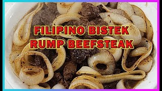 BEEFSTEAK  FILIPINO BISTEK RUMP BEEFSTEAK [upl. by Bowrah]