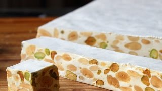 Torrone Italian Nut amp Nougat Confection – Great Valentine’s Day Treat [upl. by Eylloh]