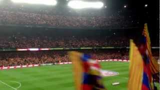 A Cappella Singing of Barça Anthem [upl. by Doralynn]