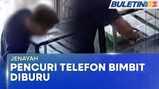 JENAYAH  Polis Buru Lelaki Curi Telefon [upl. by Neeli]