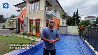 Rekomendasi Villa di Lembang 5 Kamar Kolam Renang Pribadi  Booking Villa Bandung [upl. by Blakely]