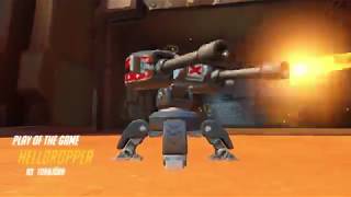 Torbjorn with his level 3 turret in combat before rework [upl. by Ayamat]