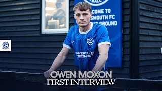 quotIm Buzzing To Be Herequot 🙌  Owen Moxons First Pompey Interview [upl. by Kelvin232]