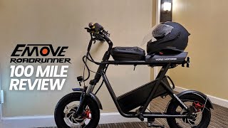 35 MPH Mini Ebike  EMOVE RoadRunner Review Top Speed Range and more [upl. by Torey]