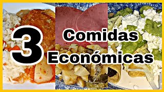 Menú Semanal Económico 40  Comidas Económicas recetasfaciles menu recetas [upl. by Amoritta]