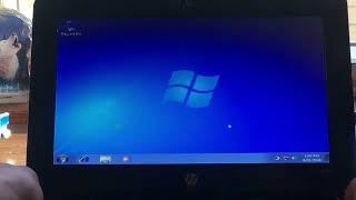 1 HP Mini Windows 7 Starter With A SSD [upl. by Tanney866]