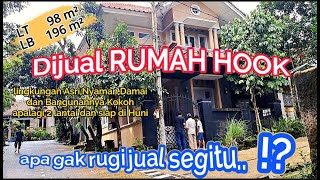 DIJUAL RUMAH HOOK MURAH 2 LANTAI [upl. by Mersey455]