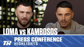 Loma vs Kambosos Kickoff Press Conference Highlights  SAT MAY 11 on ESPN [upl. by Osbourne]