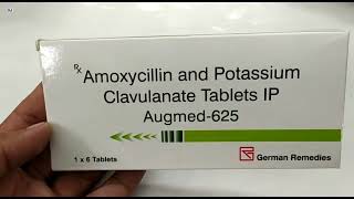 Augmed625 Tablet  Amoxycillin and Potassium Clavulanate Tablets Ip Uses  Augmed 625mg Tablet uses [upl. by Leonid]