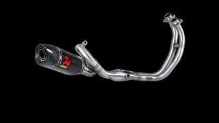 TRACER 7  GT WITH AKRAPOVIC Racing Line Carbon Article SY7R2AFC [upl. by Eila]