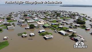 CONOCE VIAJA A LOS PUEBLOS PALAFITOS CIÉNAGA GRANDE DE SANTA MARTA COLOMBIA [upl. by Mulford]