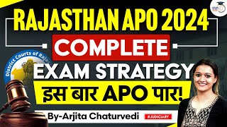 Rajasthan APO Vacancy 2024  Rajasthan APO Syllabus  Rajasthan APO Exam Preparation [upl. by Silvanus]