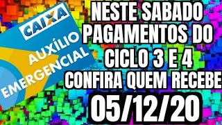 Auxilio EMERGENCIAL TERMINA HOJE 0512 Pagamentos do ciclo 3 e 4 Veja CALENDARIOS e quem Recebe [upl. by Mini46]