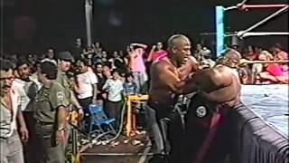 WWC Abdullah The Butcher vs Zeus 1990 [upl. by Coralyn]