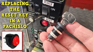 Replacing a Pachislo Reset Key Switch with a Standard Rocker Switch [upl. by Auhsej]