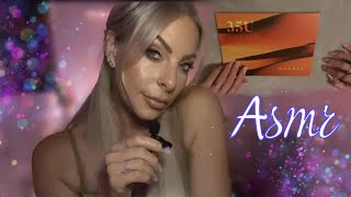 ASMR Super Clicky Whisper ASMR Triggers From Eveyshadow Pallets amp Relaxing Tracing On A Blanket [upl. by Klaus]