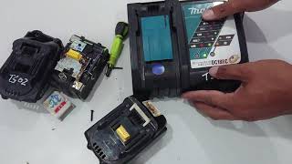 Repair Makita Battery  Change Housing 18V Battery [upl. by Eolande]