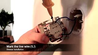 Dimmer installation FIBARO SYSTEM [upl. by Anneuq125]