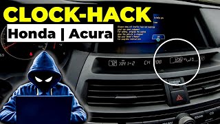 CLOCK Software BUG Honda amp Acura  2022  HACK [upl. by Veronika]