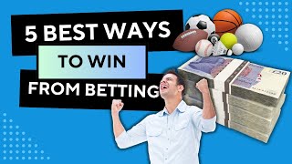 WIN MONEY FROM BETTING ✅ TOP 5 BETTING STRATEGIES arbitrage matchedbetting [upl. by Enitsua975]