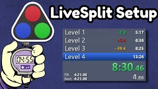 How to Set Up a Speedrun Timer LiveSplit Tutorial [upl. by Geno836]