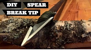 How To Make a Spear Break of Tip  DIY Practice Spear  DIY Wall Decoration [upl. by Batory]