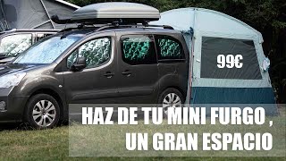 El MEJOR AVANCE lowcost para vuestra FURGO CAMPER Mini  Citroen Berlingo Partner [upl. by Sesom]