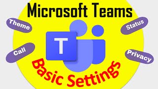 Microsoft Teams Basic settings  Basic Settings Bangla tutorial [upl. by Acirretahs90]