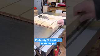 Getting perfect flat cuts on edges of boards workshop woodworking tools [upl. by Nawj657]