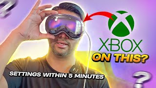 Connect Xbox to Apple Vision Pro Remote Play Settings within 5 Minutes [upl. by Vas]